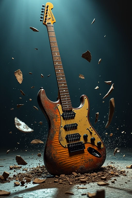 Breaking a Grunge Guitar