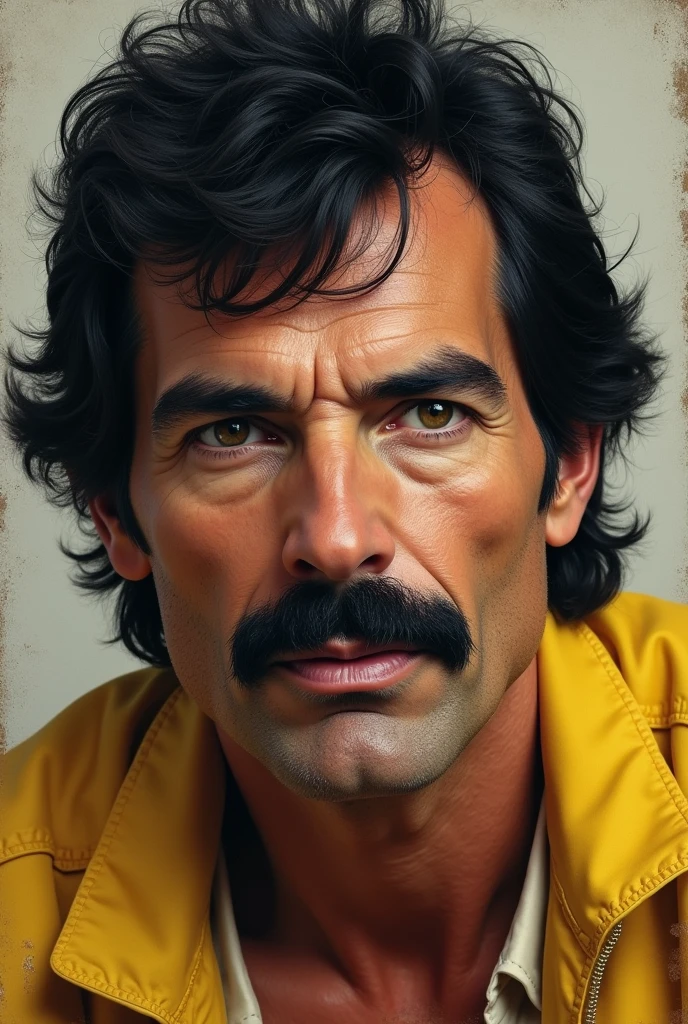 Create Freddie Mercury if he were still alive today with a more aged appearance