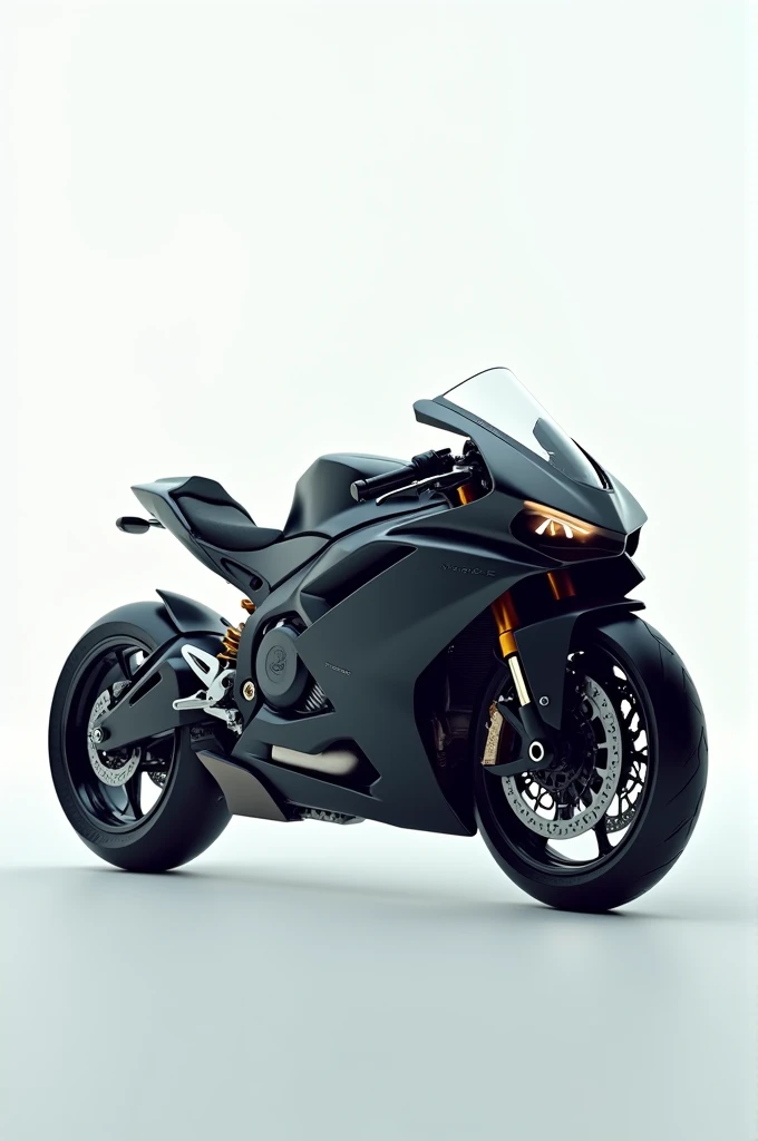 Silhouette of a racing motorcycle 