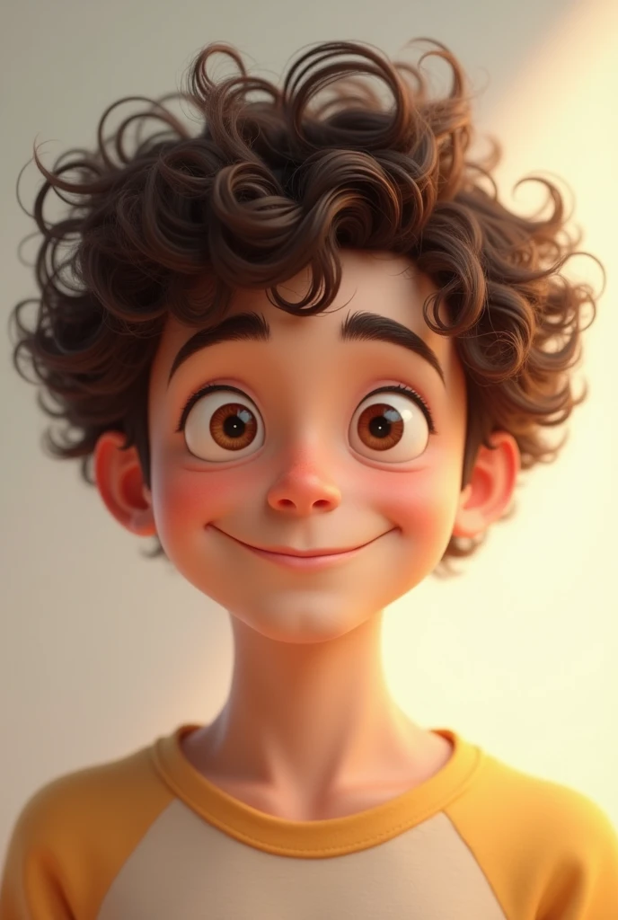 A cute curly haired guy