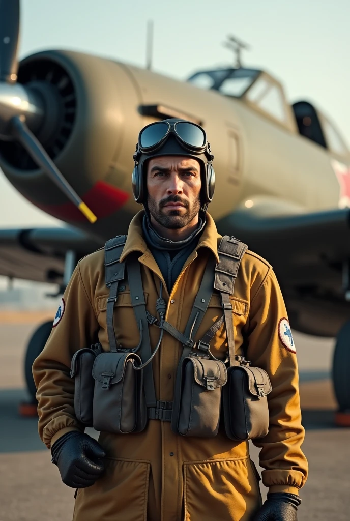 Ace pilot ghazi
Ww2 plane
Pilots in foreground