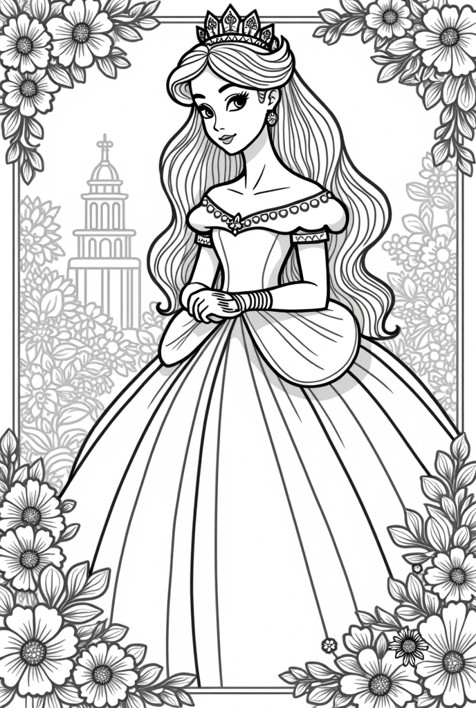 more princess coloring pages