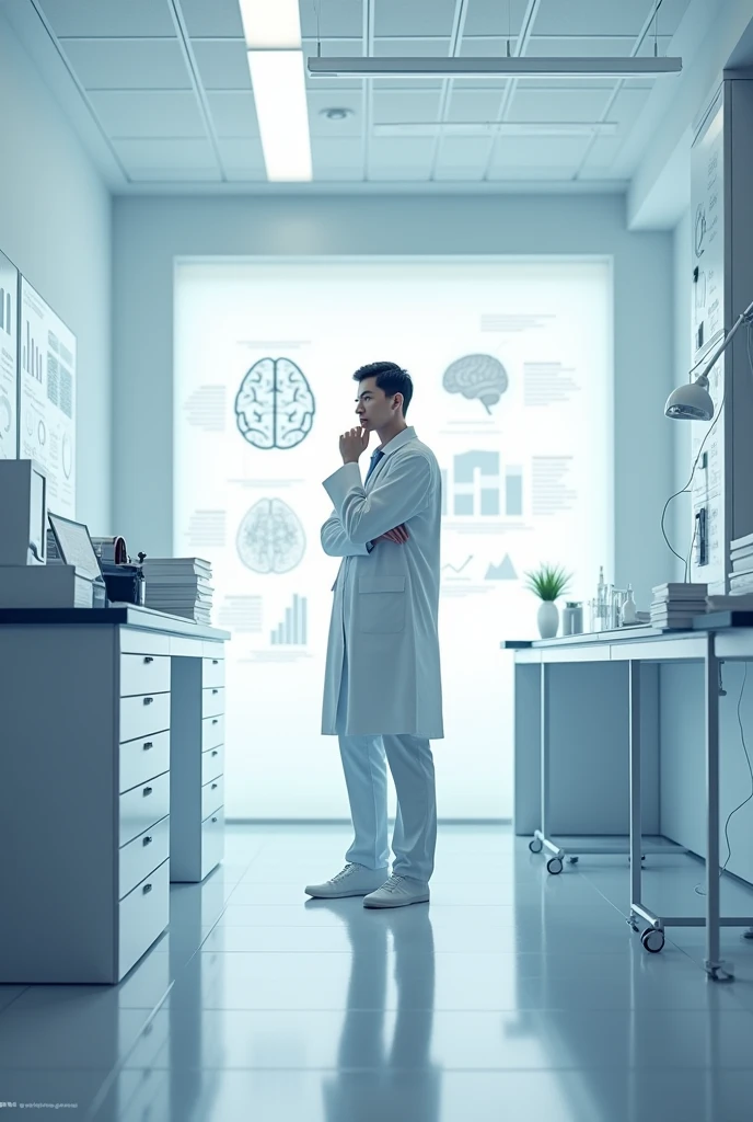 Image that represents psychology in a scientific way and as a profession