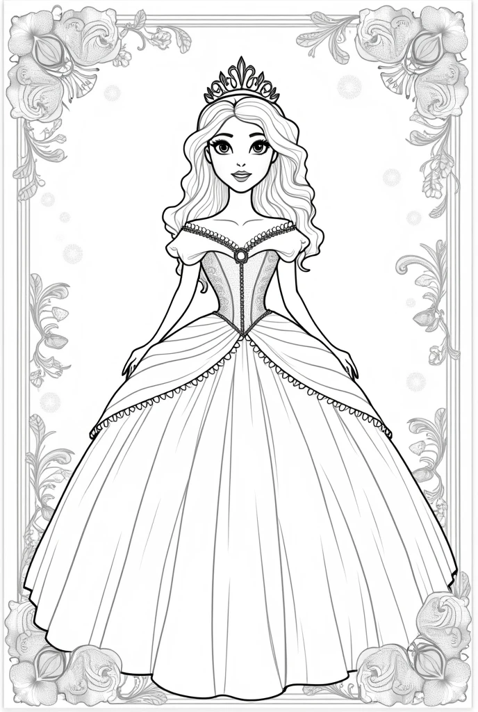 more princess coloring pages