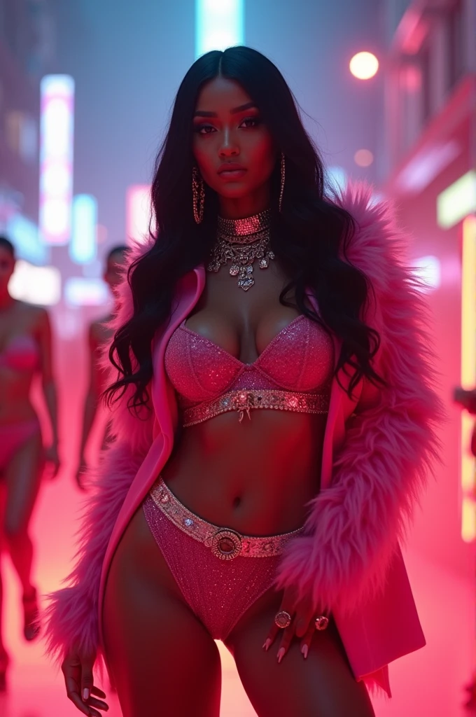 big nicki minaj mini video clip background