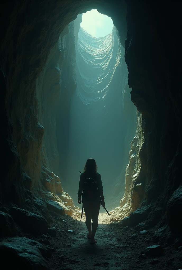 Makes a sequence of images of when they get lost in the tunnels on the journey to the center of the earth. This is for a story that is simple to explain in English.