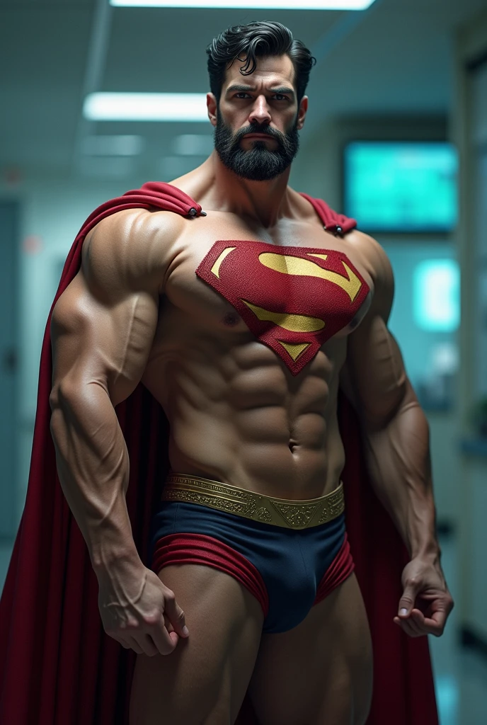 You can generate an image that shows the characteristics of superman syndrome, the genetic mutation in chromosome pair 23, XYY