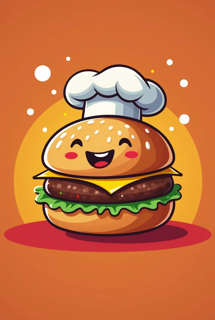 Sure! Here’s the prompt in English:
"Create a cartoon-style mascot for a hamburger restaurant. The character should be friendly and cheerful, with rounded shapes and expressive, happy features. Use a vibrant color palette, including shades of red, yellow, and brown. The mascot could be a hamburger chef or an animated ingredient with a big smile. The style should be similar to Mickey Mouse, with a modern and appealing touch for a broad audience."
