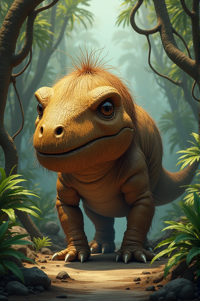 Coconut shaped dinosaur