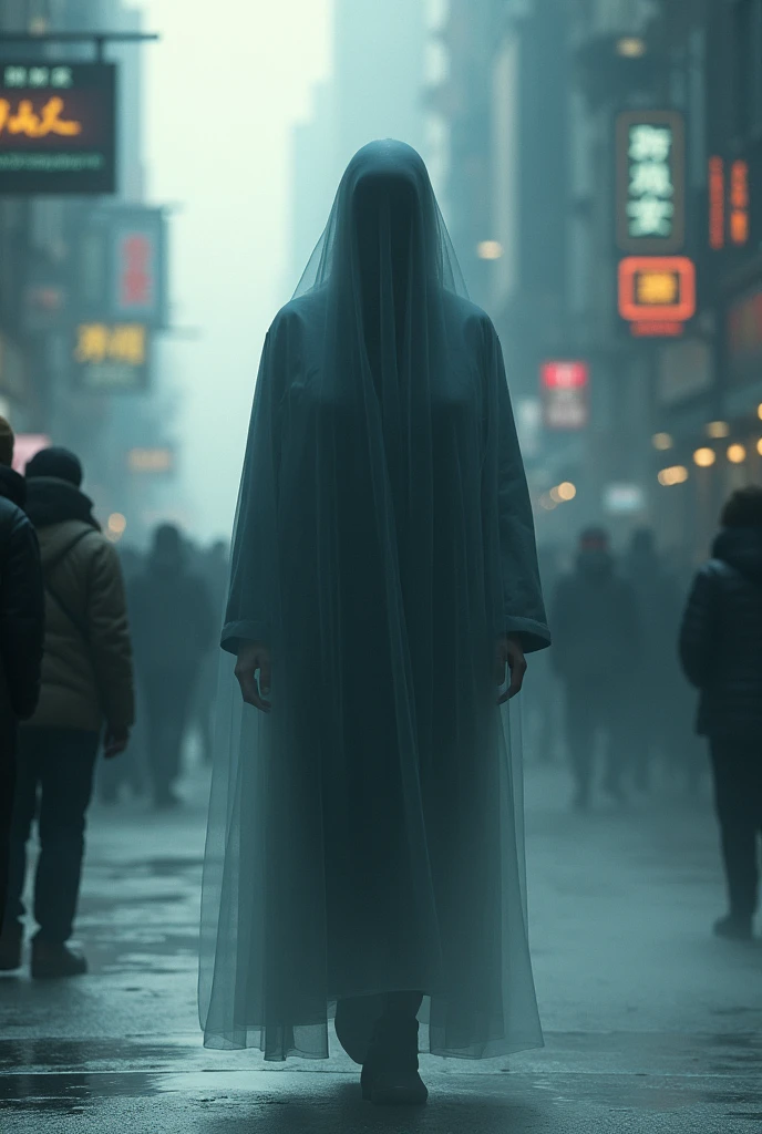a person with the power to become invisible
