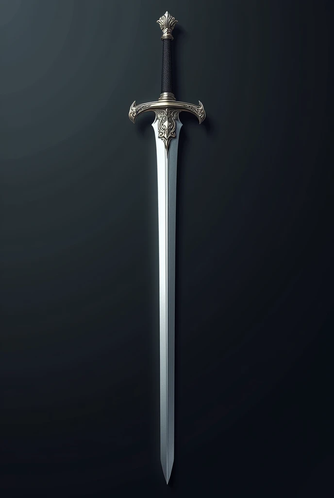 Sword of Truth: A stylized sword with a straight blade and detailed hilt. The exclusive color could be a polished silver, that represents truth and justice in the exercise of law. For me, it's the MNAC brand and I'm a lawyer, make it like the sword that the Higuruma character from Jujutsu Kaisen has.