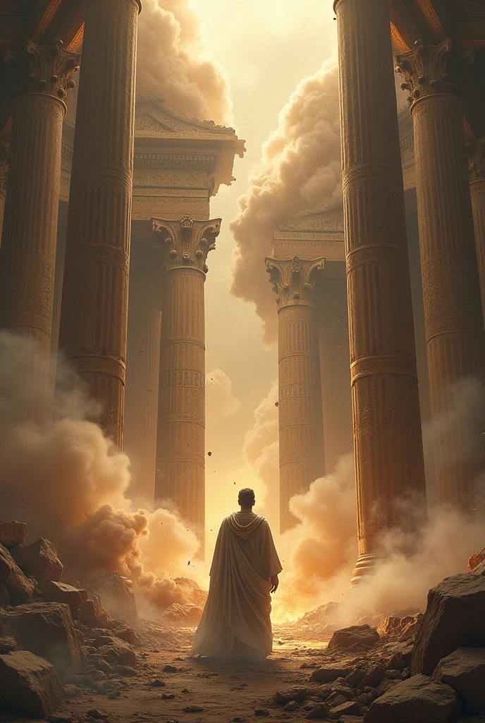 temple falling being destroyed biblical story