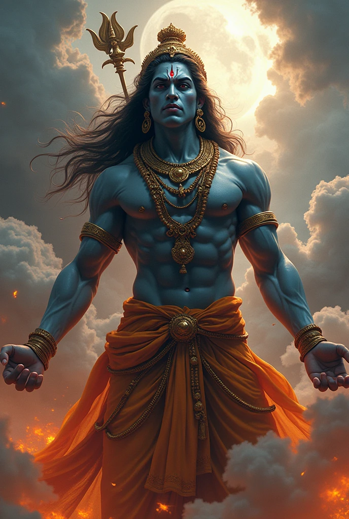 Krishna angry
