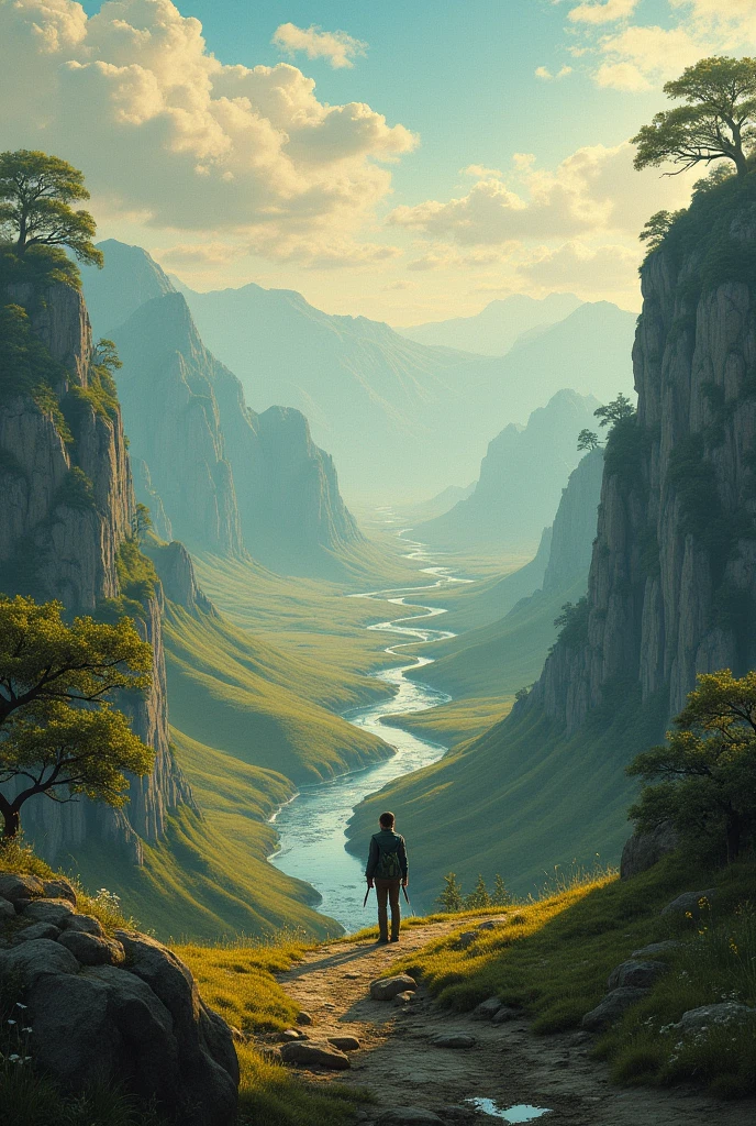 A literary fictional landscape