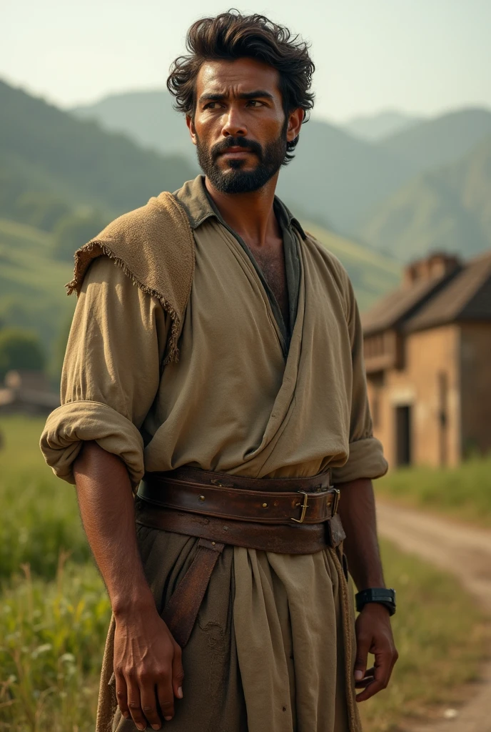 30-year-old brown man in brown shepherd's clothing in a not-so-old era