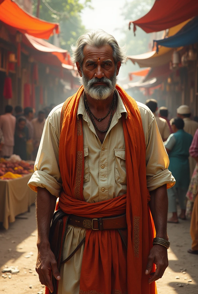 an indian man, who is an experienced trader