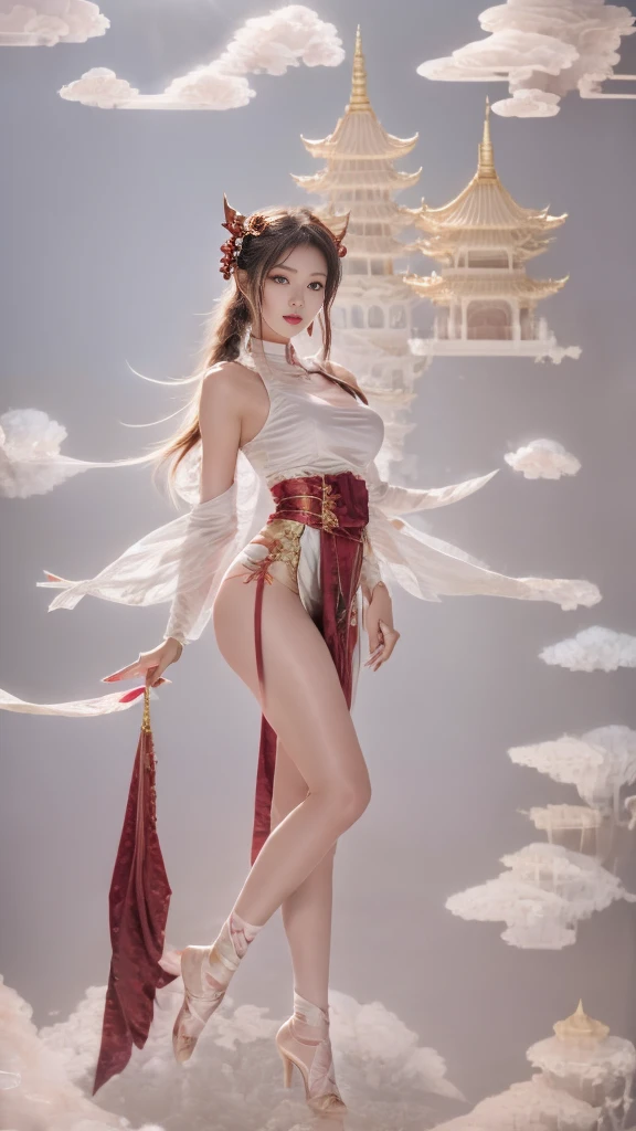 1 girl,,pagoda,cloud,Wet,,Mature,Plum Botham,Big breasts and thin waist,Dragon Method, Solitary,Open your legs,(The eyes are beautifully and meticulously depicted),(Extremely detailed,masterpiece,)Facing the camera,high resolution,Extremely detailed),Smile,Exposing breasts,Exposing genitals, Convex,legs open,Sexy Convex,Camel toe,Farbe,frowned upon,front,Correct anatomy,Delicate face, Exquisite eyes,Warm Smile,thick lips,Lengthen the eyes,Charming eyes,(The eyes are beautifully and meticulously depicted),Snow-white skin,Mature,Red lips(Very refined),Extremely detailed,masterpiece,))laugh out loud,open mouth,barefoot,No shoes),(Very detailed CG unity 8 thousand wallpaper),best quality,Light,Detailed background,BeautifulExquisite eyes,smart student,black eyes,Snow-white skin,Red lips(Very refined),(The eyes are beautifully and meticulously depicted),Extremely detailed,masterpiece,))Facing the camera,high resolution,Extremely detailed)