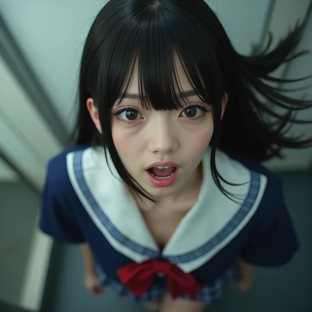 Create a crying anime