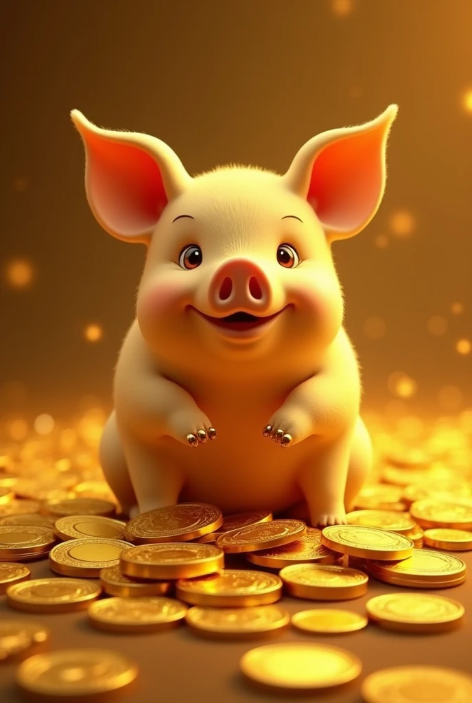 Pile of gold, Gold coins, ((pig)), Gold coins이 하늘에서 쏟아진다. Dazzling golden, golden light, The Golden Box, Gold Coin, 
