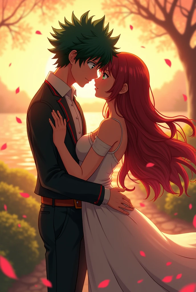 Izuku midoriya and rías gremory love