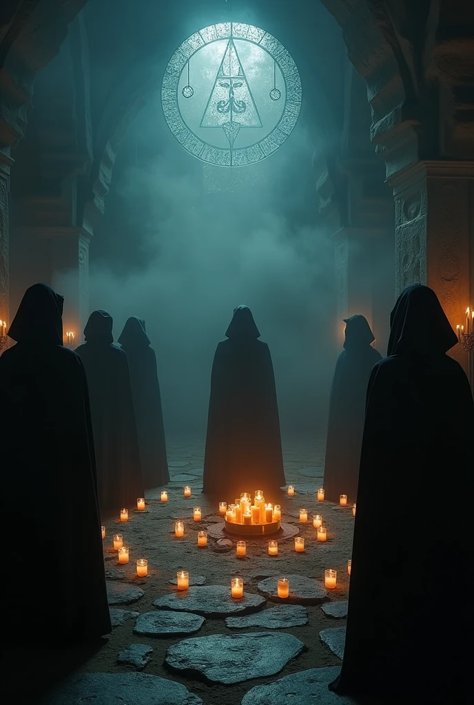 create a paranormal order ritual with questions about it