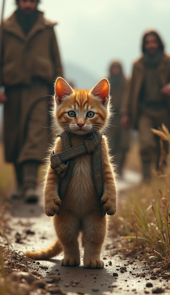 upright,3d,kitten,mud,Dirty clothes,Homeless,3d,Men and driving,Journey、Journey行