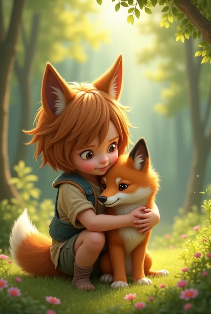 raising a baby maned wolf for kids
