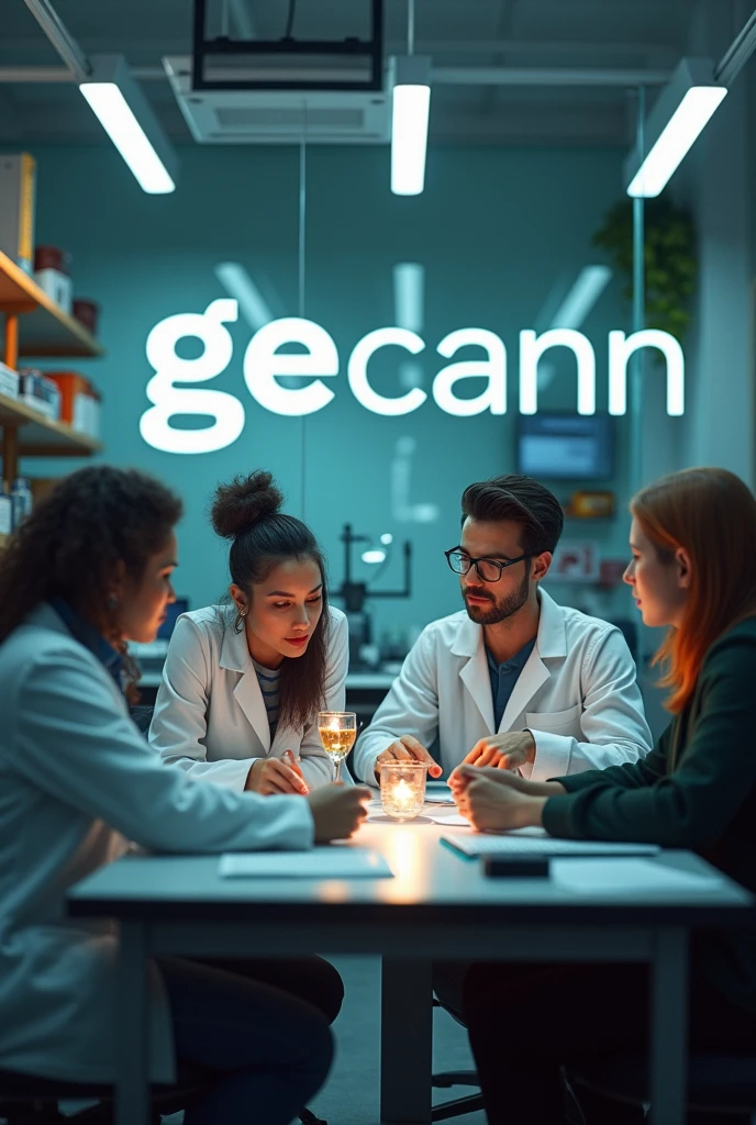 Create a Cannabis Study Group Artwork, and put the text gecann