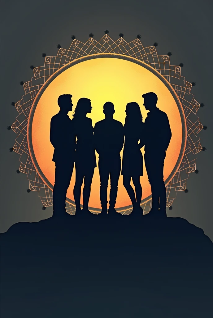 A friend group logo name elite circle 
