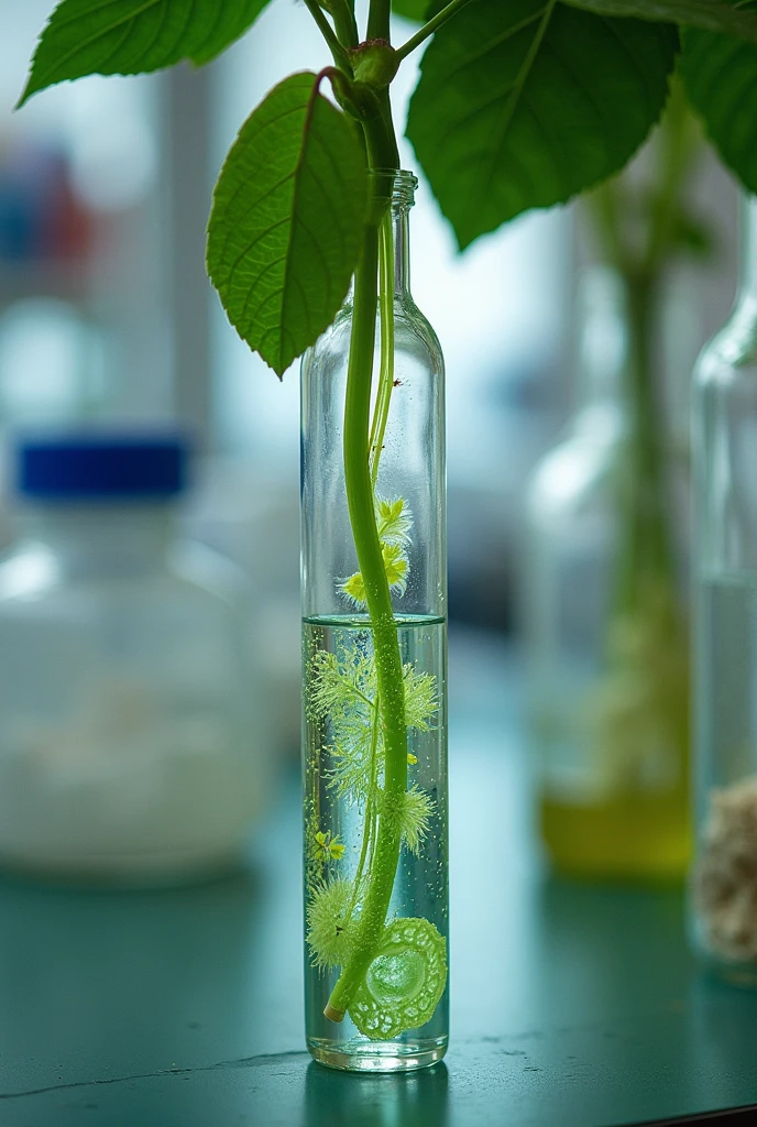 Photos of Xylem and Phloem Experiments in Plants 