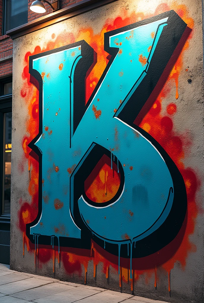 Style and strength graffiti letter