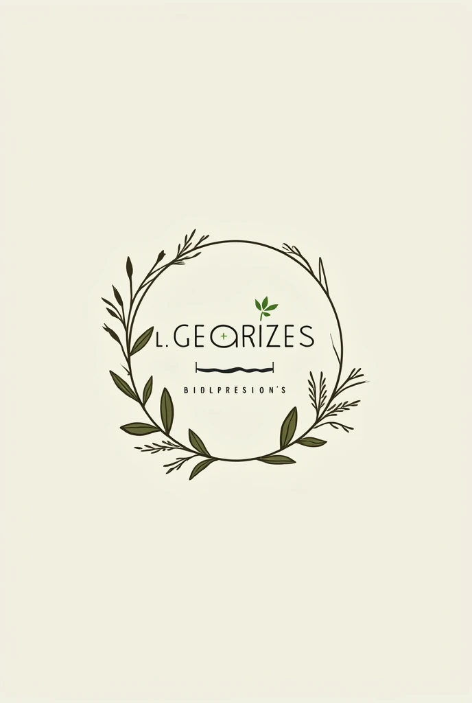 A logo for a designer clothing brand with all products made in a biodegradable way