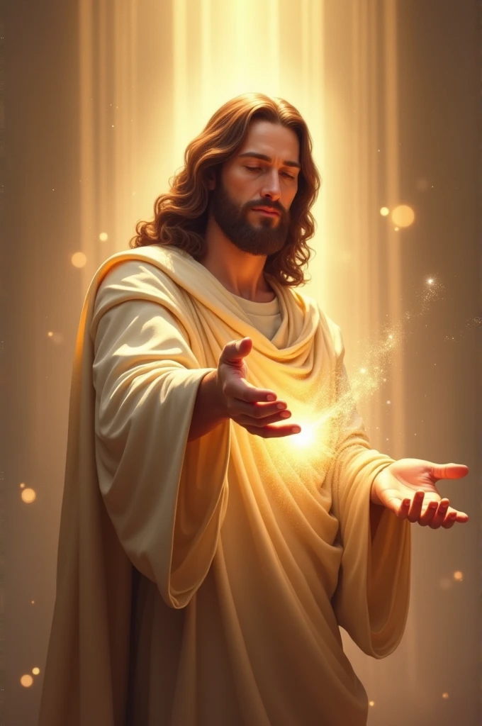 Christ giving you his hand