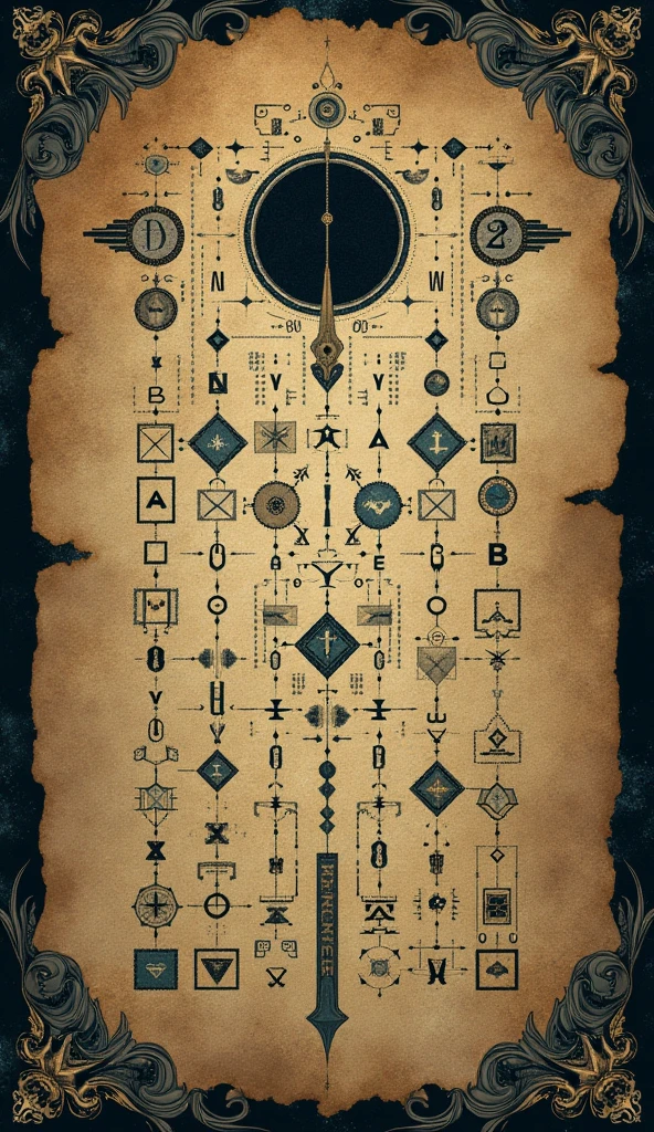 A well illustrated secret code
