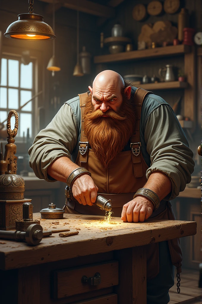 Create a  dwarf craftsman 