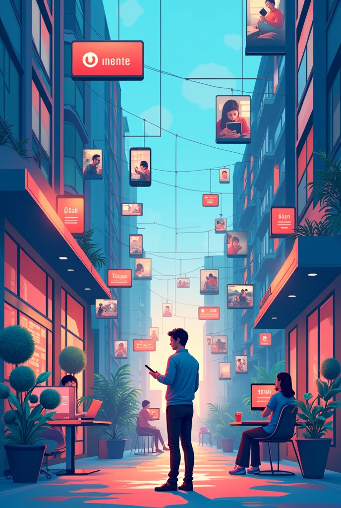 make an illustration of your digital life. your illustration must show how ict affects ypur everyday activities. you may use any editing application available. Give a short description of your digital media illustration. cellphone