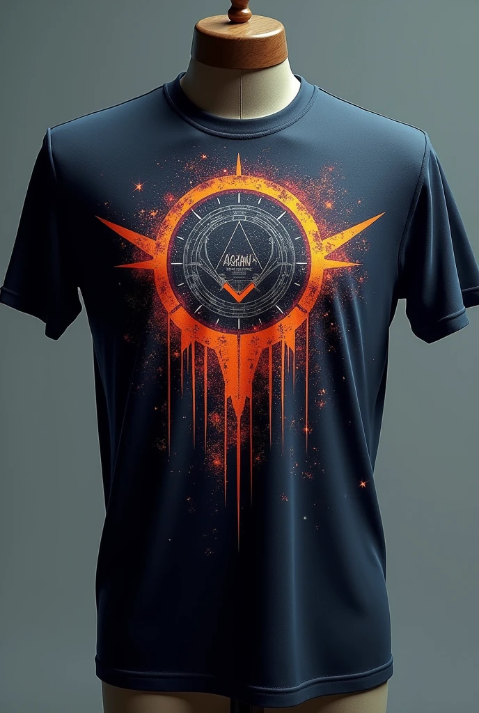 create a shirt with a design and on Axxon