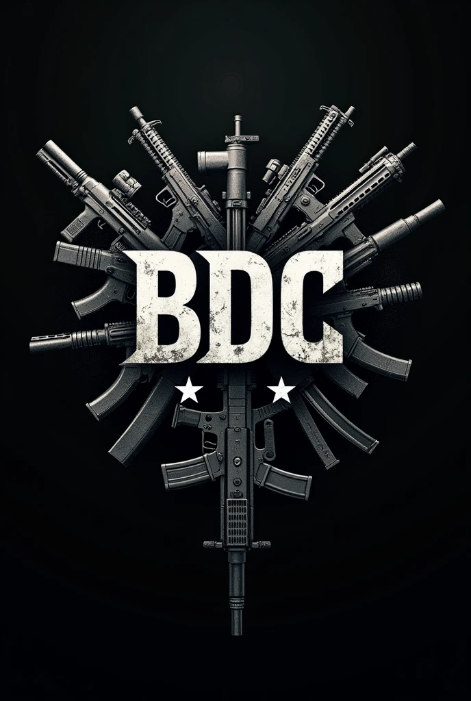 Team BDC logo with weapons