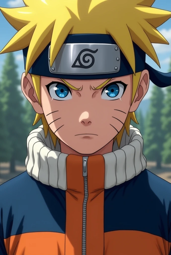 Hyper realistic naruto image