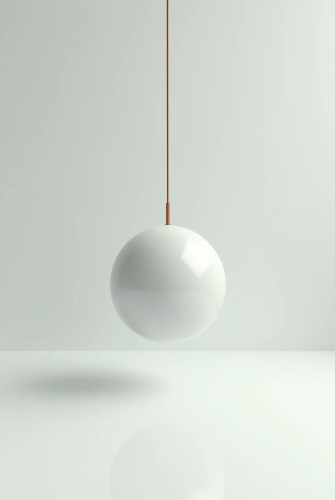 A simple spherical ball ,tied in a single elastic band, attached only by a central point on the ball. The elastic is thin and can be stretched when trying to hit the opponent., I want it to float in the air with the elastic, it&#39;s just a ball

