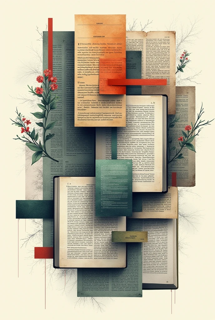 Create a critical reading cover about the types of texts according to the function of language, all through drawings and titled types of text according to the function of language → collage type and in Spanish