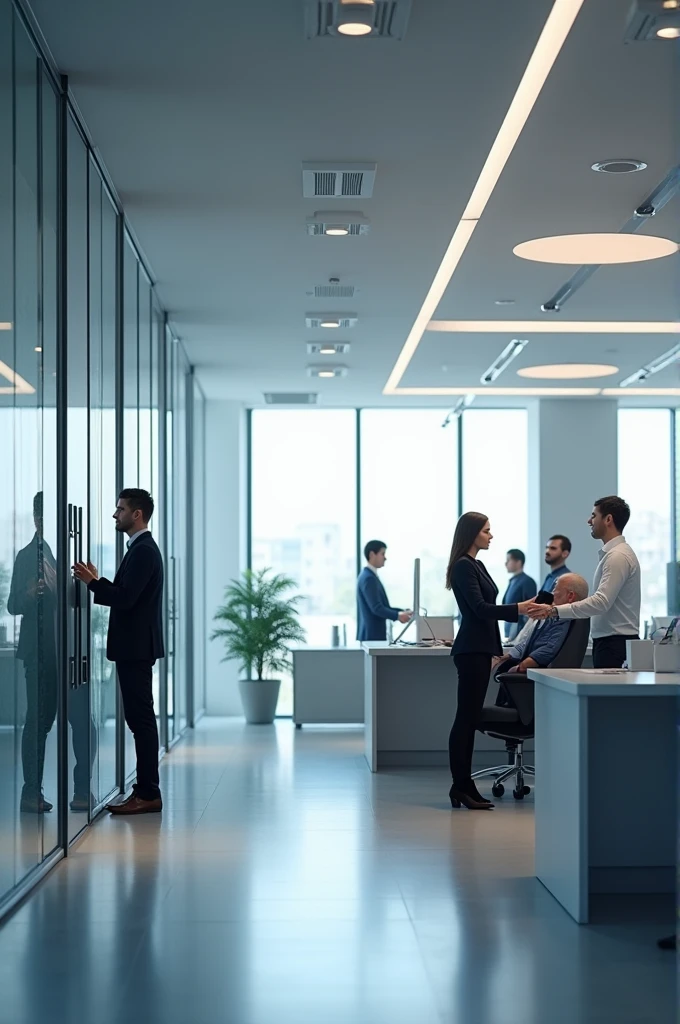 An image that says office service