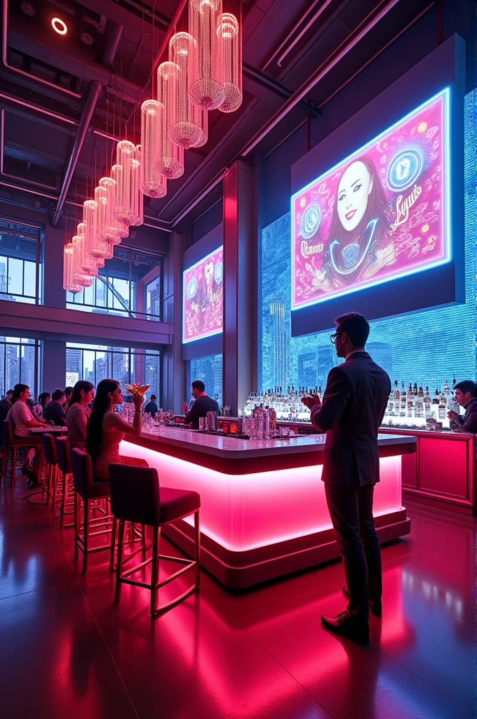 Make me a bar inspired by Las Vegas in the United States