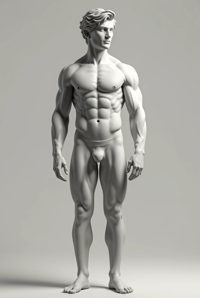 Make a man without clothes