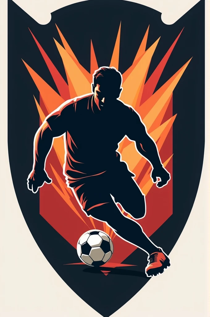 Athletic soccer football logo
