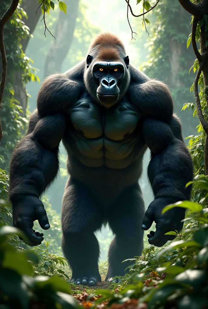 Gorila in jungle
