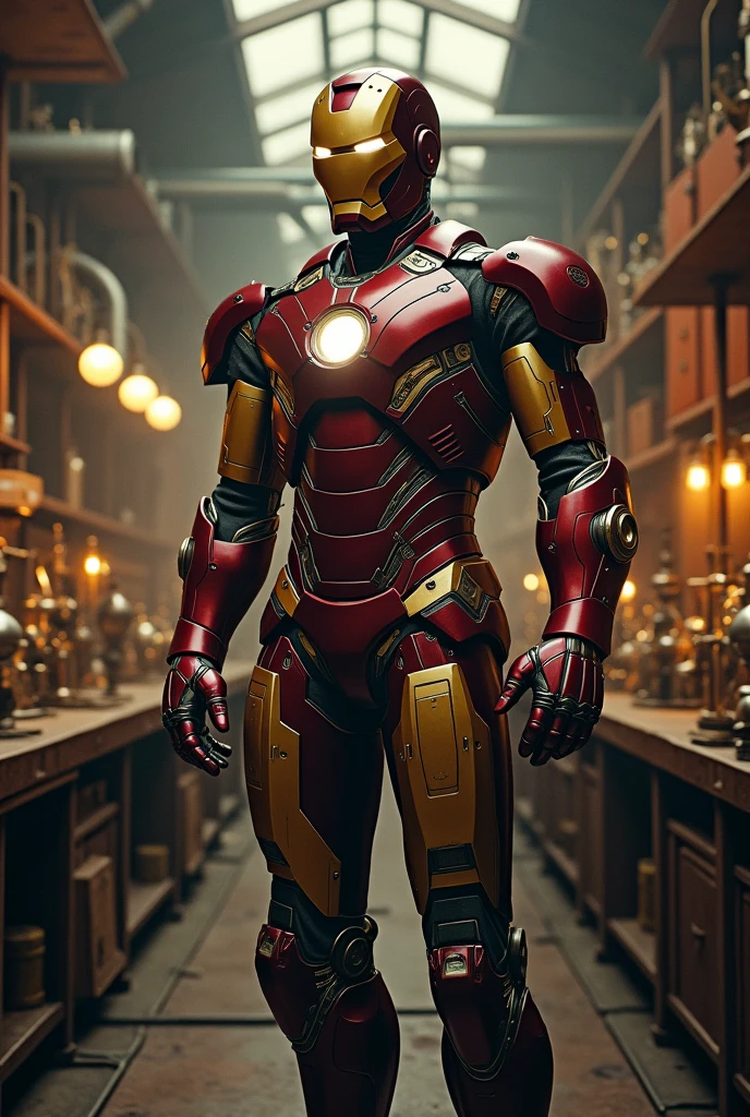 Generate retro future image
What if ..? Iron man will be in 1880 