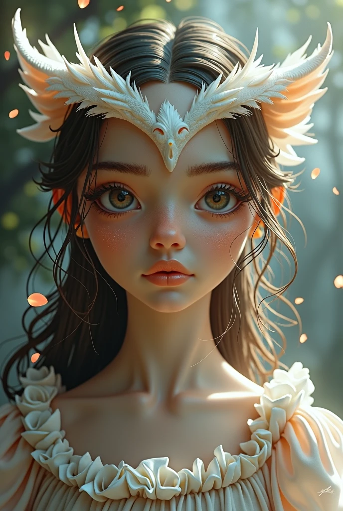 Owl Girl, portrait