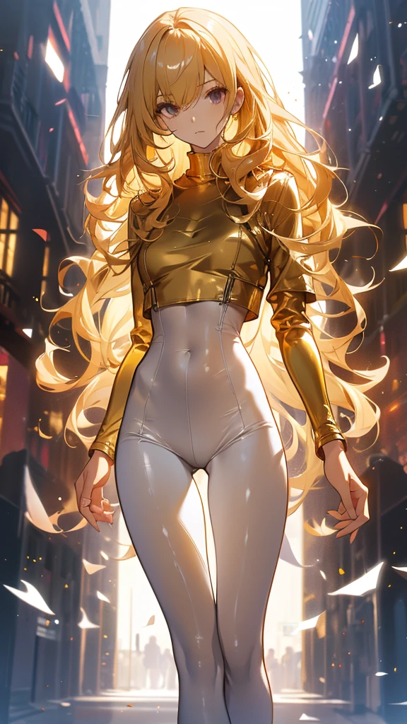 Perfect quality,Golden body proportions,Long legs,student,Wheat skin,jk outfit,whole body,Long curly hair,Standing picture,White,Small suit,sexly, Pantyhose,perspective,transparent,