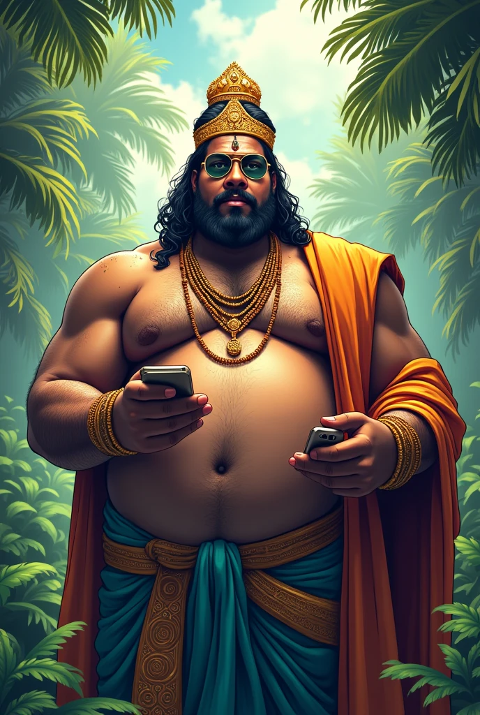 Kerala king Maveli
Belly fat men big size
Skin white
using mobile gadgets
Beardless
Cooling glass